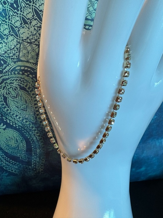 Jewelry - Classic Crystal Tennis Bracelet - Gold Md